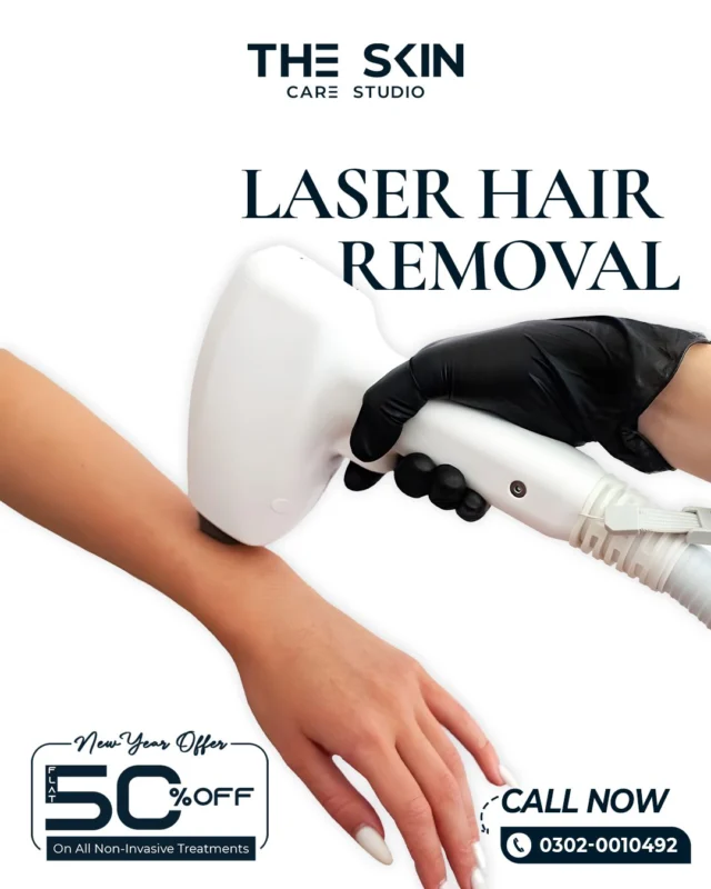 Smooth skin. Zero hassle. ✨ Experience advanced Laser Hair Removal with visible results.

Enjoy Flat 50% OFF on all non-invasive treatments.
Note: Offer Valid till 31st January.

Book your appointment today!
📞 0302 0010492
Visit Us
📍 Near Johar Town, PIA Road, PIA Society, 40C Block, Lahore
.
#LaserHairRemoval #SmoothSkinJourney #LaserTreatment #SkinStudioPK #LahoreSkinCare #AestheticClinic #ConfidenceInYourSkin #GlowWithCare #SmoothSkinGoals #SkinCareThatWorks #FeelFlawless #LahoreAesthetics #LahoreBeauty #PermanentHairReduction #ByeByeWaxing #NoMoreShaving #SilkySmoothSkin #LaserExperts #HydraFacialLahore #PRPLahore #AestheticExperts #SkincareLahore #BeautyClinicLahore #SkinGlow