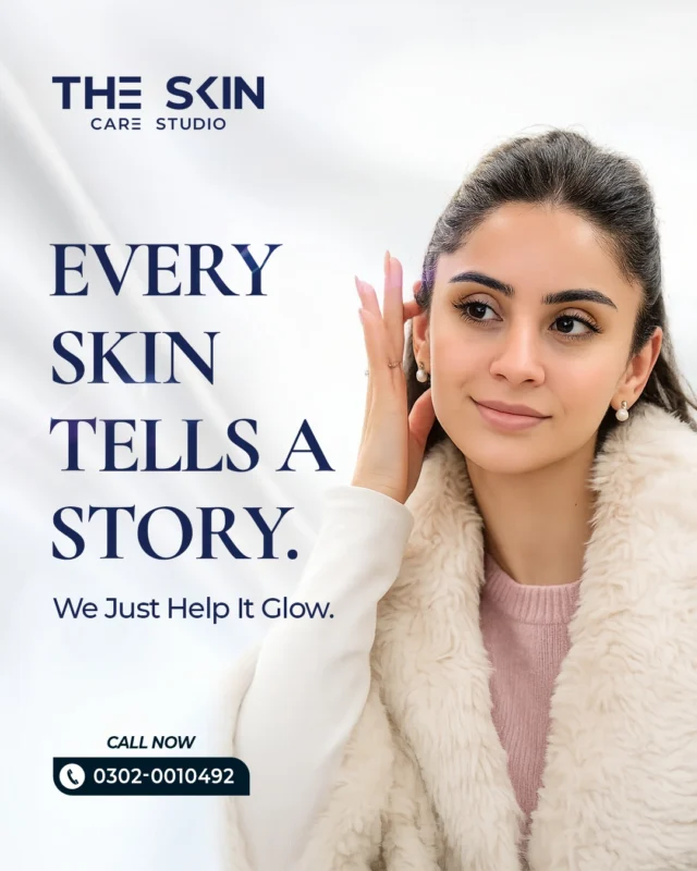 Every skin tells a story of care, stress, growth, and time. ✨ At The Skin Care Studio, we simply help your story shine brighter.

Book your appointment today!
📞 0302 0010492
Visit Us
📍 Near Johar Town, PIA Road, PIA Society, 40C Block, Lahore
.
#LaserHairRemoval #SmoothSkinJourney #LaserTreatment #SkinStudioPK #LahoreSkinCare #AestheticClinic #ConfidenceInYourSkin #GlowWithCare #SmoothSkinGoals #SkinCareThatWorks #FeelFlawless #LahoreAesthetics #LahoreBeauty #PermanentHairReduction #ByeByeWaxing #NoMoreShaving #SilkySmoothSkin #LaserExperts #HydraFacialLahore #PRPLahore #AestheticExperts #SkincareLahore #BeautyClinicLahore #SkinGlow