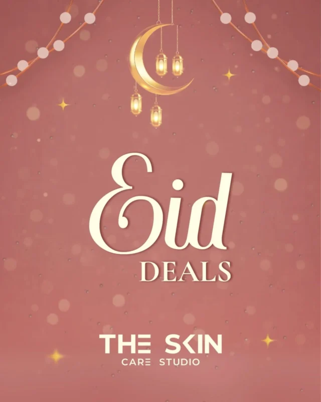 This Eid, glow like never before ✨
Enjoy exclusive discounts on your favorite treatments at The Skin Care Studio 🌙

Book your appointment today!
📞 0302 0010492
Visit Us
📍 Near Johar Town, PIA Road, PIA Society, 40C Block, Lahore