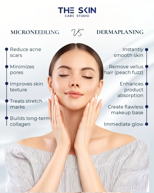 Not sure what your skin needs?

Microneedling works deep to repair and boost collagen, while dermaplaning gives you instant smoothness and glow.

Book your appointment today!
📞 0302 0010492
Visit Us
📍 Near Johar Town, PIA Road, PIA Society, 40C Block, Lahore