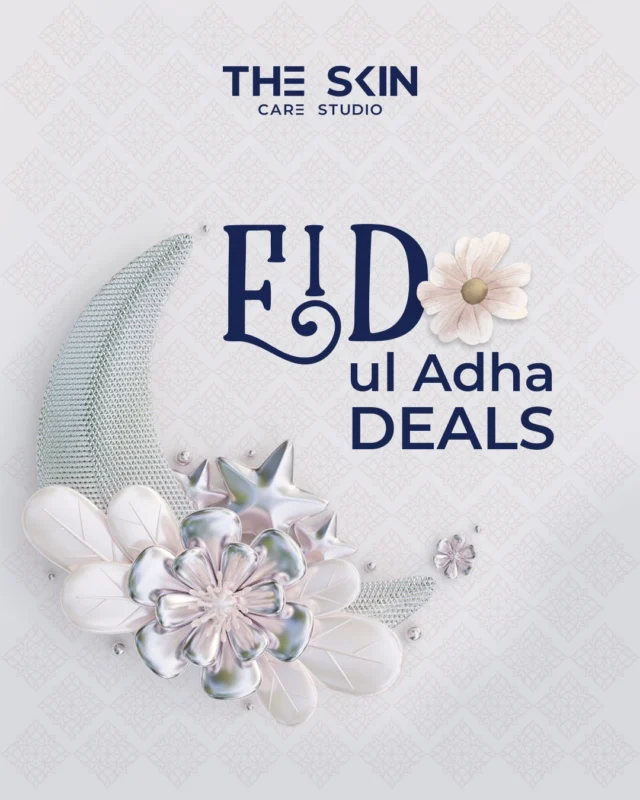 Your Eid look starts with flawless skin ✨ Enjoy exclusive Eid ul Adha deals at The Skin Care Studio and glow through every celebration. Special discounts available on premium skin & aesthetic treatments.

Book your appointment today!
📞 0302 0010492
Visit Us
📍 Near Johar Town, PIA Road, PIA Society, 40C Block, Lahore