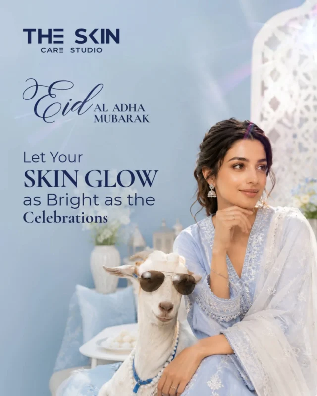 Eid Al Adha Mubarak 🌙✨ This festive season, let your skin glow as bright as your celebrations. 💙💆‍♀️

Book your appointment today!
📞 0302 0010492
Visit Us
📍 Near Johar Town, PIA Road, PIA Society, 40C Block, Lahore
